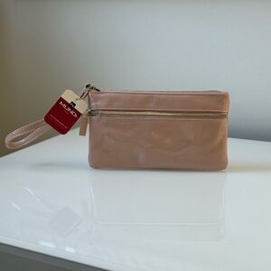 Mundi Blush Pink Back Up Tech Wristlet Wallet Charger Y2K Cybercore Minimalist